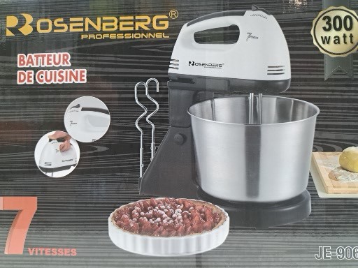 ROSENBERG Mixer avec support Multifonctions avec son bol