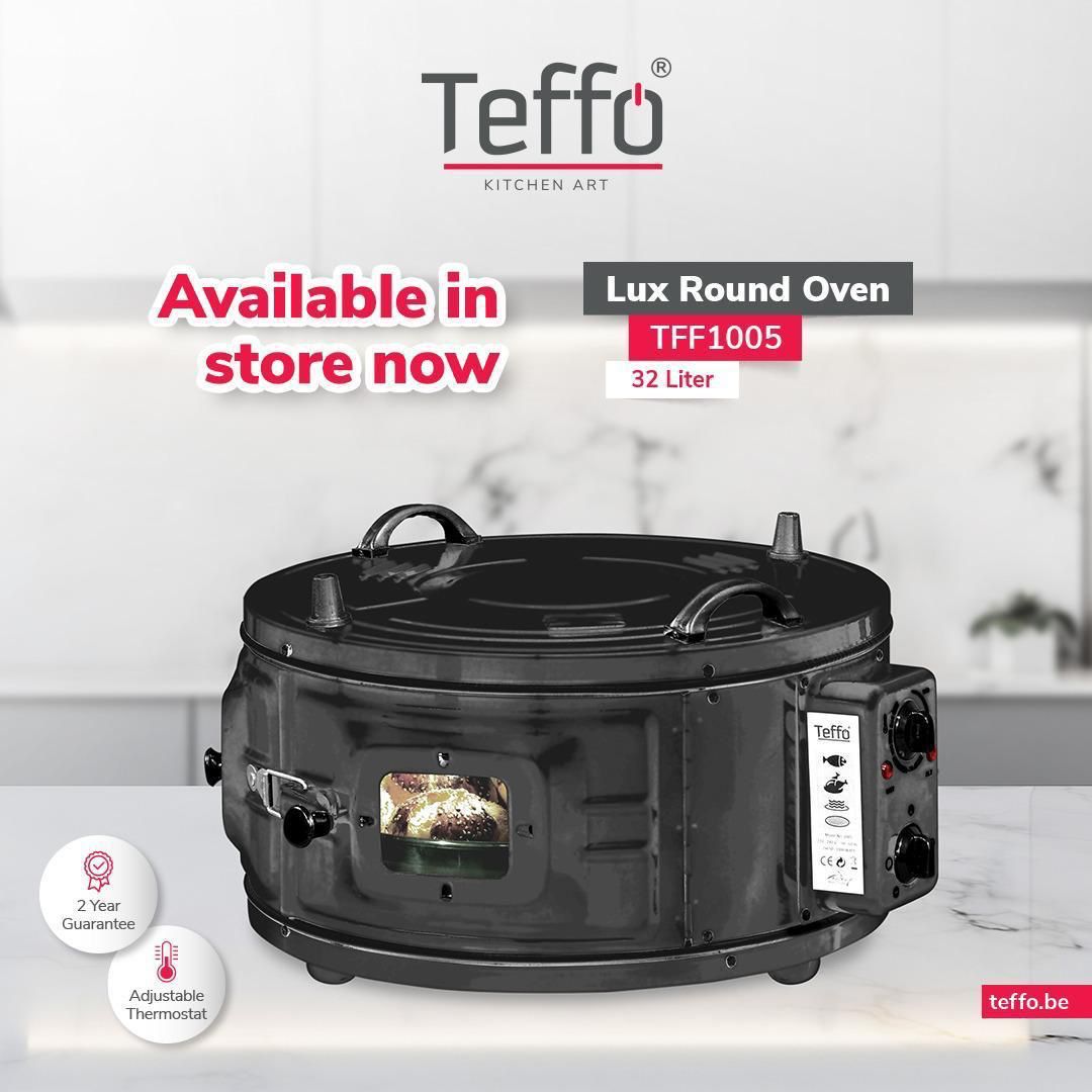 TEFFO Four rond électrique 32 litres Coloris : noire
