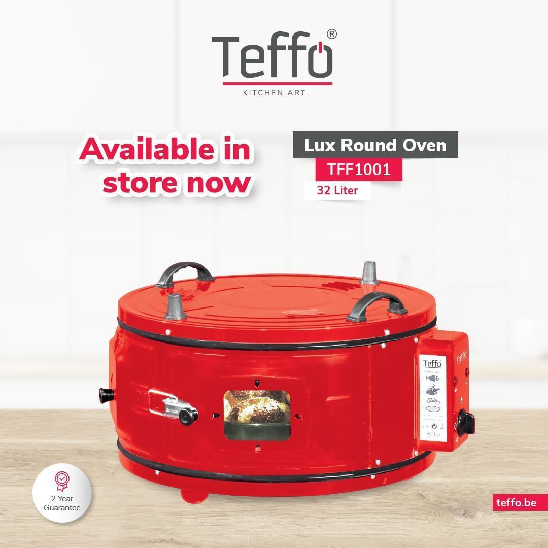 TEFFO Four rond électrique 32 litres Coloris : rouge