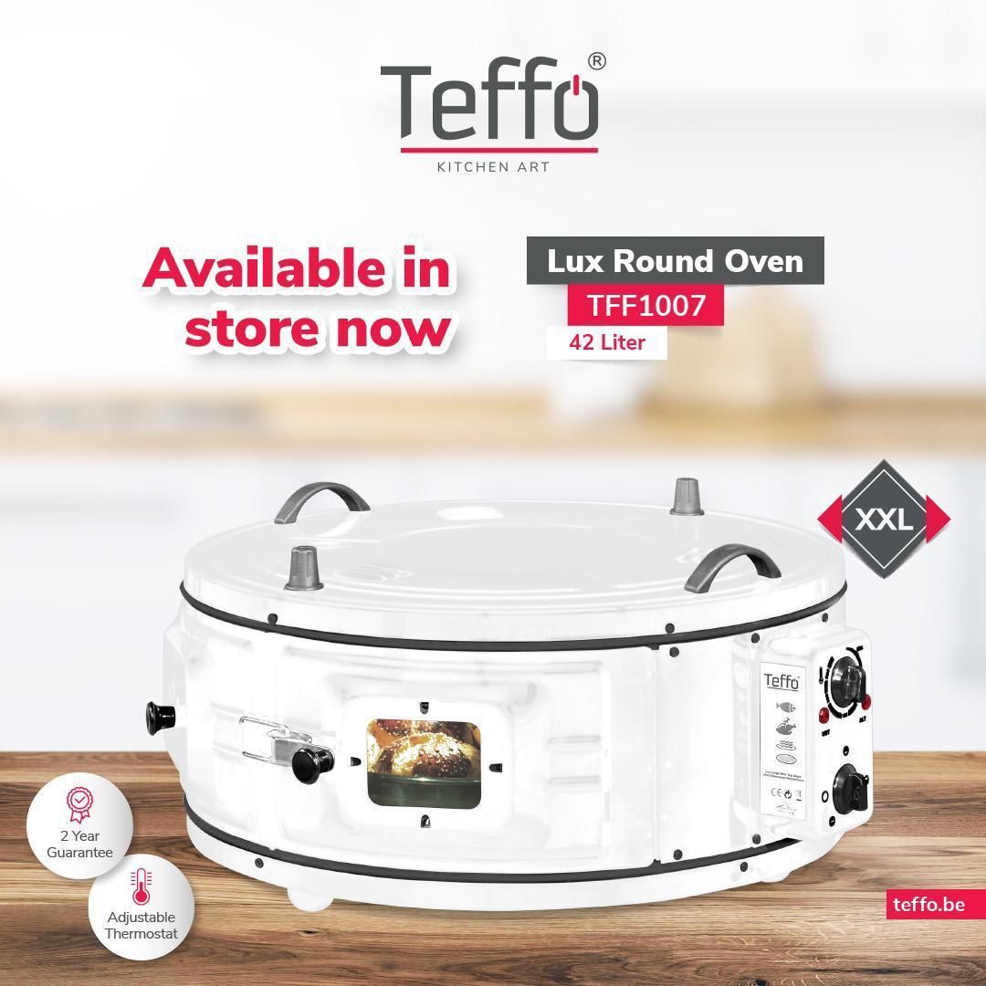 TEFFO Four rond 32 Litres Coloris Blanc