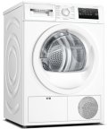 Séchoir pompe à chaleur, 8kg, display Led, delay 24h, EasyClean, porte vitrée, A++ Bosch