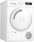 Séchoir à Condensation 7 kg, display LED, tambour galvanisé, porte blanche, semi, B Bosch