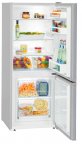 Bottomfreezer 157L+54L **** net, 2 tiroirs, LxH : 55x137cm, F, Inox Liebherr