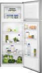 Frigo Double Porte 206L ( 165L + 41L****) – 143,4x55cm – F – Inox Look Zanussi