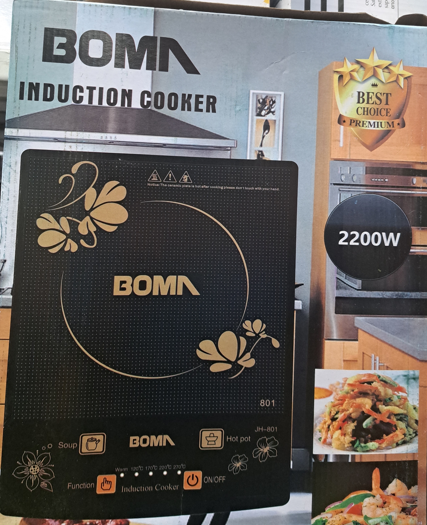 BOMA Taque induction 2200w