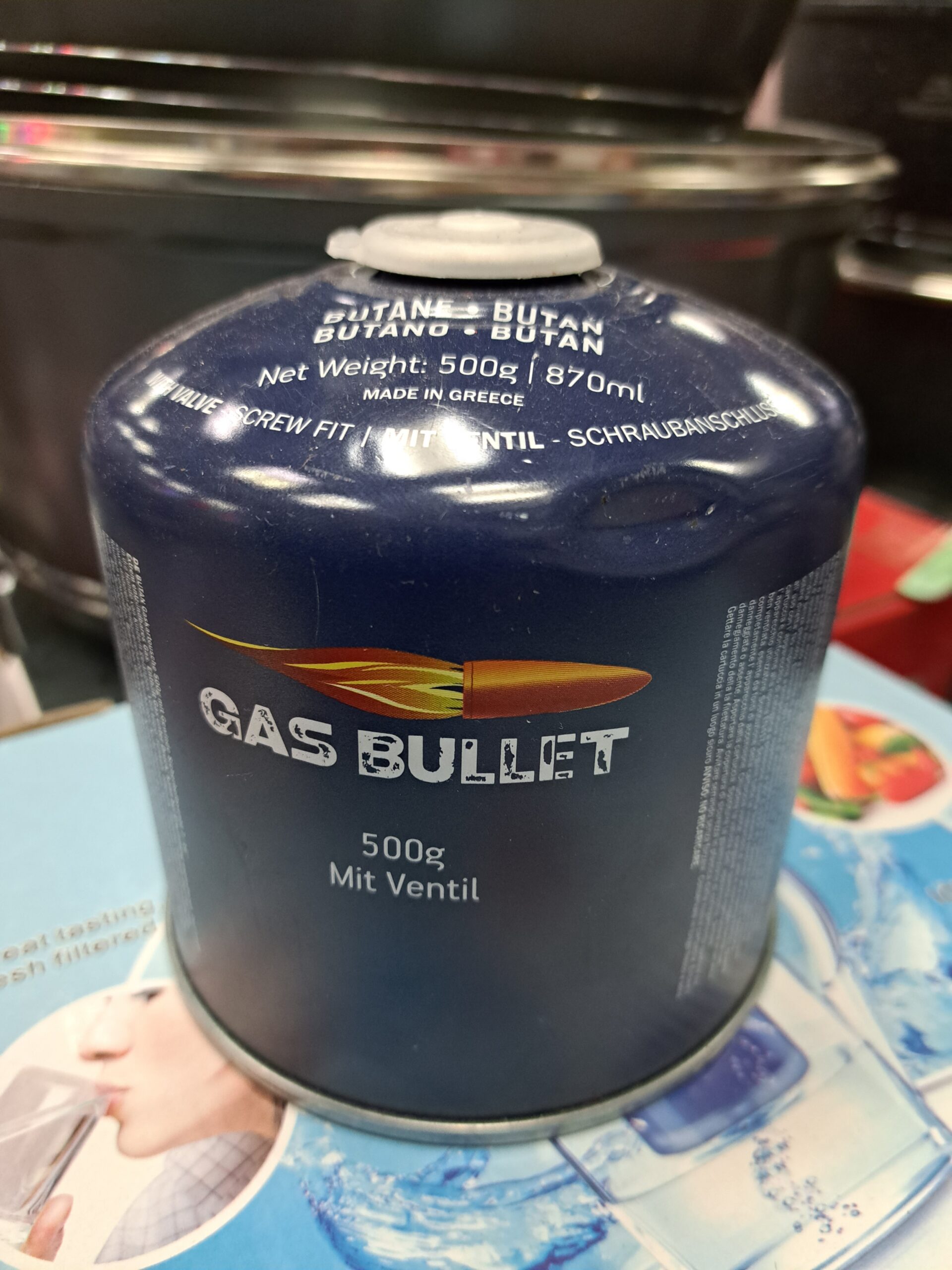 Bombonne pou réchaud à gaz “Gaz Bullet”