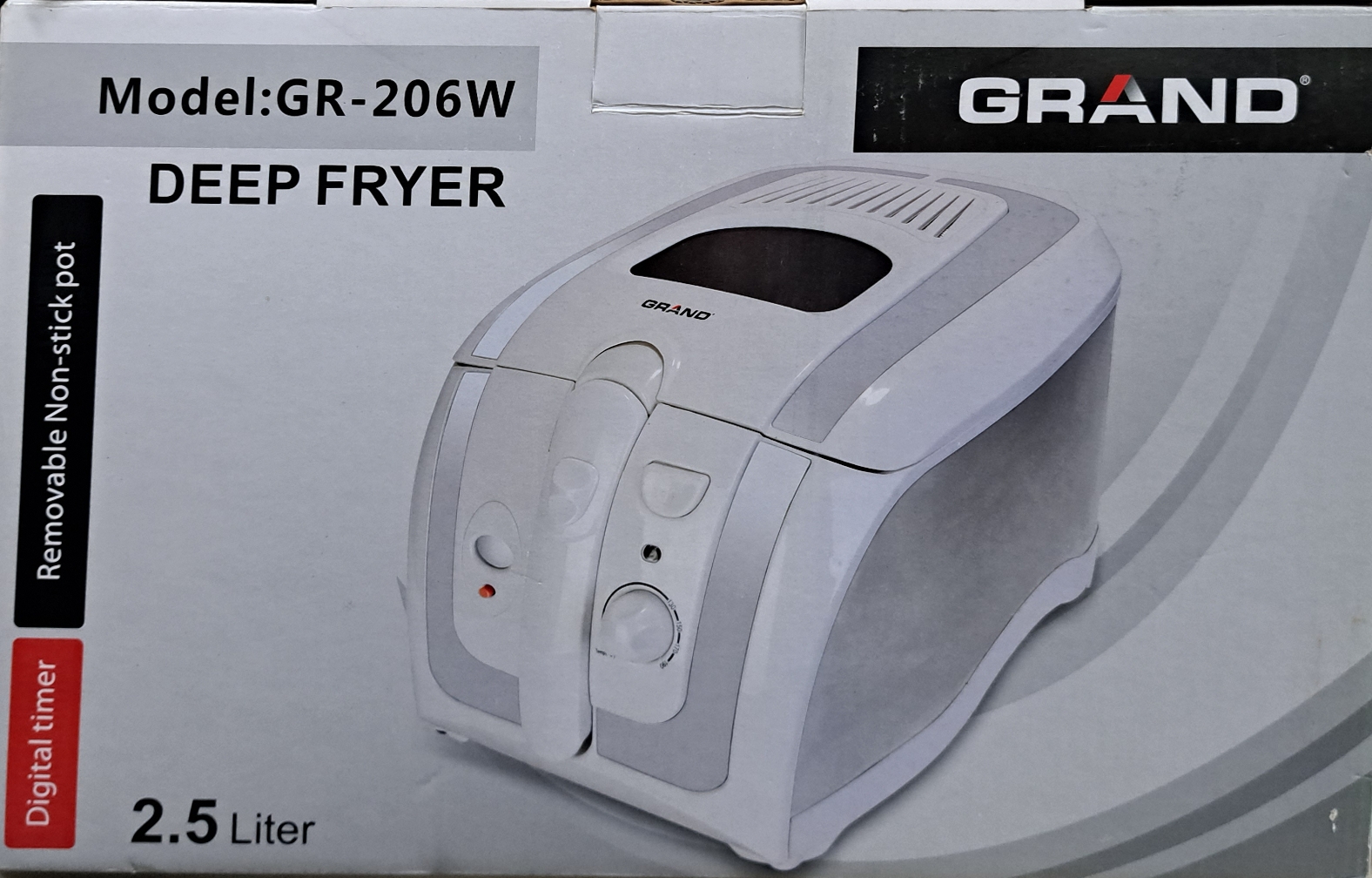 Friteuse électrique GRAND “gr-206w